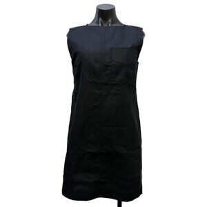 Banana Republic Black Shift Dress With Front Pocket Detail S